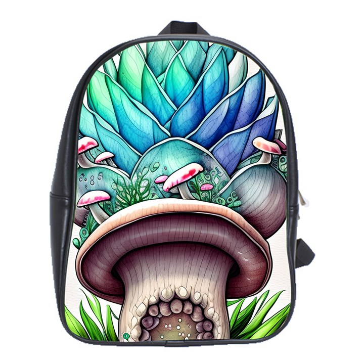 Mushrooms Nature s Little Wonders School Bag (XL)