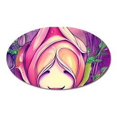 Forest Mushroom Oval Magnet by GardenOfOphir