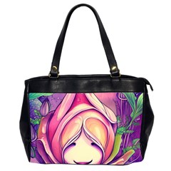 Forest Mushroom Oversize Office Handbag (2 Sides)