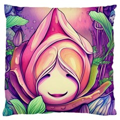 Forest Mushroom Large Cushion Case (one Side) by GardenOfOphir