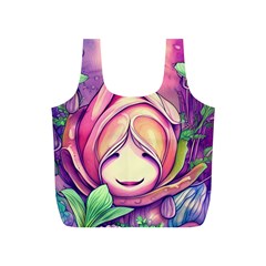 Forest Mushroom Full Print Recycle Bag (s) by GardenOfOphir