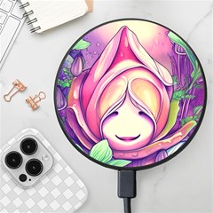 Forest Mushroom Wireless Fast Charger(black) by GardenOfOphir