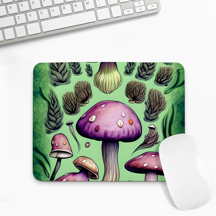 Witchy Forest Mushroom Small Mousepad