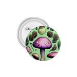 Witchy Forest Mushroom 1.75  Buttons Front