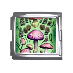 Witchy Forest Mushroom Mega Link Italian Charm (18mm) by GardenOfOphir