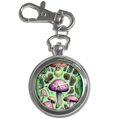 Witchy Forest Mushroom Key Chain Watches by GardenOfOphir