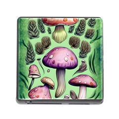 Witchy Forest Mushroom Memory Card Reader (square 5 Slot) by GardenOfOphir