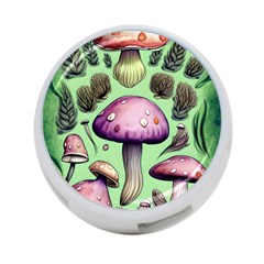 Witchy Forest Mushroom 4-port Usb Hub (two Sides) by GardenOfOphir