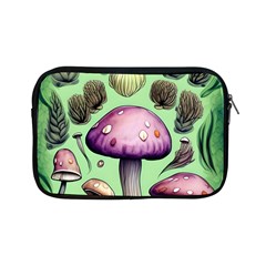 Witchy Forest Mushroom Apple Ipad Mini Zipper Cases by GardenOfOphir