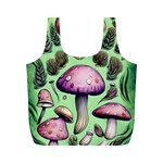 Witchy Forest Mushroom Full Print Recycle Bag (M) Front