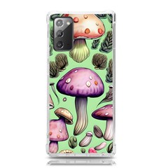 Witchy Forest Mushroom Samsung Galaxy Note 20 Tpu Uv Case by GardenOfOphir