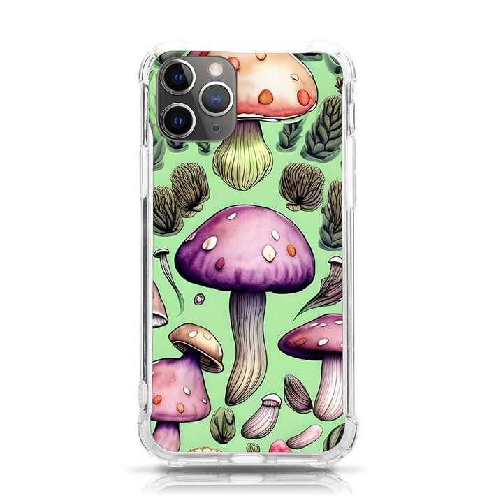 Witchy Forest Mushroom iPhone 11 Pro 5.8 Inch TPU UV Print Case