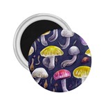 Fantasy Woodland Mushroom 2.25  Magnets Front