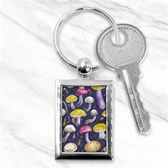 Fantasy Woodland Mushroom Key Chain (rectangle) by GardenOfOphir