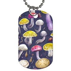 Fantasy Woodland Mushroom Dog Tag (one Side) by GardenOfOphir