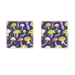 Fantasy Woodland Mushroom Cufflinks (square) by GardenOfOphir