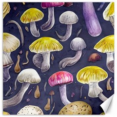 Fantasy Woodland Mushroom Canvas 12  X 12  by GardenOfOphir