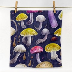 Fantasy Woodland Mushroom Face Towel by GardenOfOphir