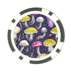 Fantasy Woodland Mushroom Poker Chip Card Guard (10 Pack) by GardenOfOphir