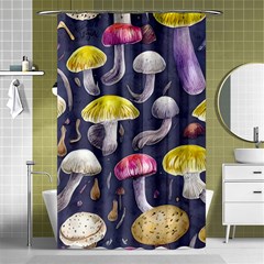 Fantasy Woodland Mushroom Shower Curtain 48  X 72  (small)  by GardenOfOphir