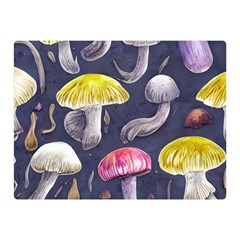 Fantasy Woodland Mushroom Premium Plush Fleece Blanket (mini) by GardenOfOphir