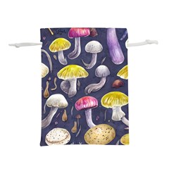 Fantasy Woodland Mushroom Lightweight Drawstring Pouch (l) by GardenOfOphir