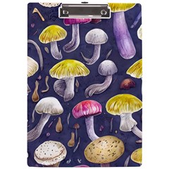 Fantasy Woodland Mushroom A4 Acrylic Clipboard by GardenOfOphir