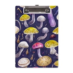 Fantasy Woodland Mushroom A5 Acrylic Clipboard by GardenOfOphir