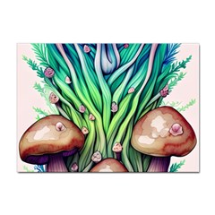 Goblin Core Forest Mushroom Sticker A4 (10 Pack) by GardenOfOphir