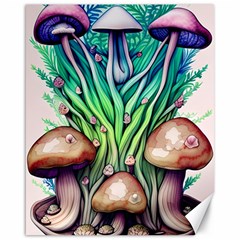 Goblin Core Forest Mushroom Canvas 16  X 20  by GardenOfOphir