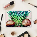 Goblin Core Forest Mushroom Cosmetic Bag (Medium) Back