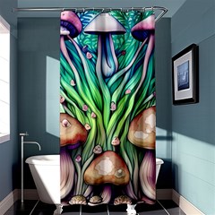 Goblin Core Forest Mushroom Shower Curtain 36  X 72  (stall)  by GardenOfOphir