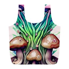 Goblin Core Forest Mushroom Full Print Recycle Bag (l) by GardenOfOphir