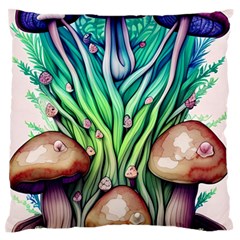 Goblin Core Forest Mushroom Standard Premium Plush Fleece Cushion Case (one Side) by GardenOfOphir