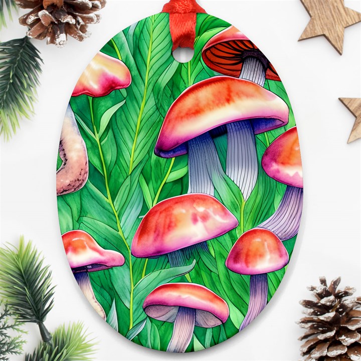 A Forest Fantasy Ornament (Oval)