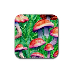 A Forest Fantasy Rubber Coaster (square) by GardenOfOphir