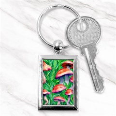 A Forest Fantasy Key Chain (rectangle) by GardenOfOphir