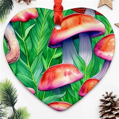 A Forest Fantasy Heart Ornament (two Sides) by GardenOfOphir