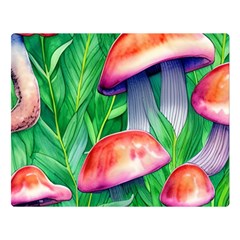 A Forest Fantasy One Side Premium Plush Fleece Blanket (large) by GardenOfOphir