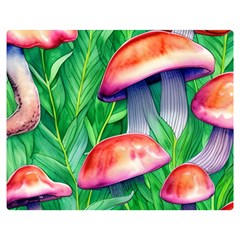 A Forest Fantasy One Side Premium Plush Fleece Blanket (medium) by GardenOfOphir