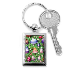 A Forest Core Farm Tale Key Chain (rectangle) by GardenOfOphir