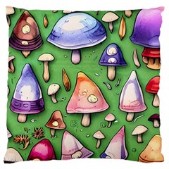 A Forest Core Farm Tale Standard Premium Plush Fleece Cushion Case (one Side) by GardenOfOphir