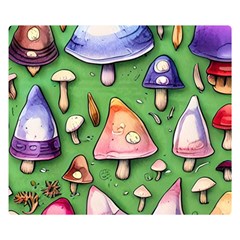 A Forest Core Farm Tale Premium Plush Fleece Blanket (small) by GardenOfOphir