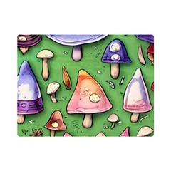 A Forest Core Farm Tale One Side Premium Plush Fleece Blanket (mini) by GardenOfOphir