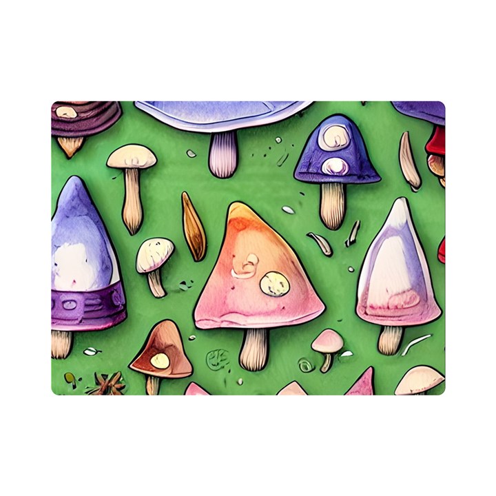 A Forest Core Farm Tale One Side Premium Plush Fleece Blanket (Mini)