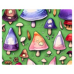 A Forest Core Farm Tale One Side Premium Plush Fleece Blanket (medium) by GardenOfOphir