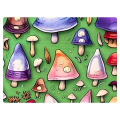 A Forest Core Farm Tale One Side Premium Plush Fleece Blanket (extra Small) by GardenOfOphir