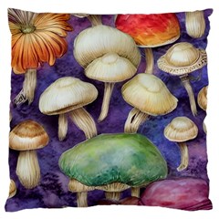 A Fantasy Large Premium Plush Fleece Cushion Case (two Sides) by GardenOfOphir