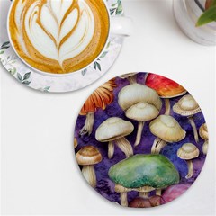 A Fantasy Uv Print Round Tile Coaster by GardenOfOphir