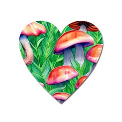 A Forest Fantasy Heart Magnet by GardenOfOphir